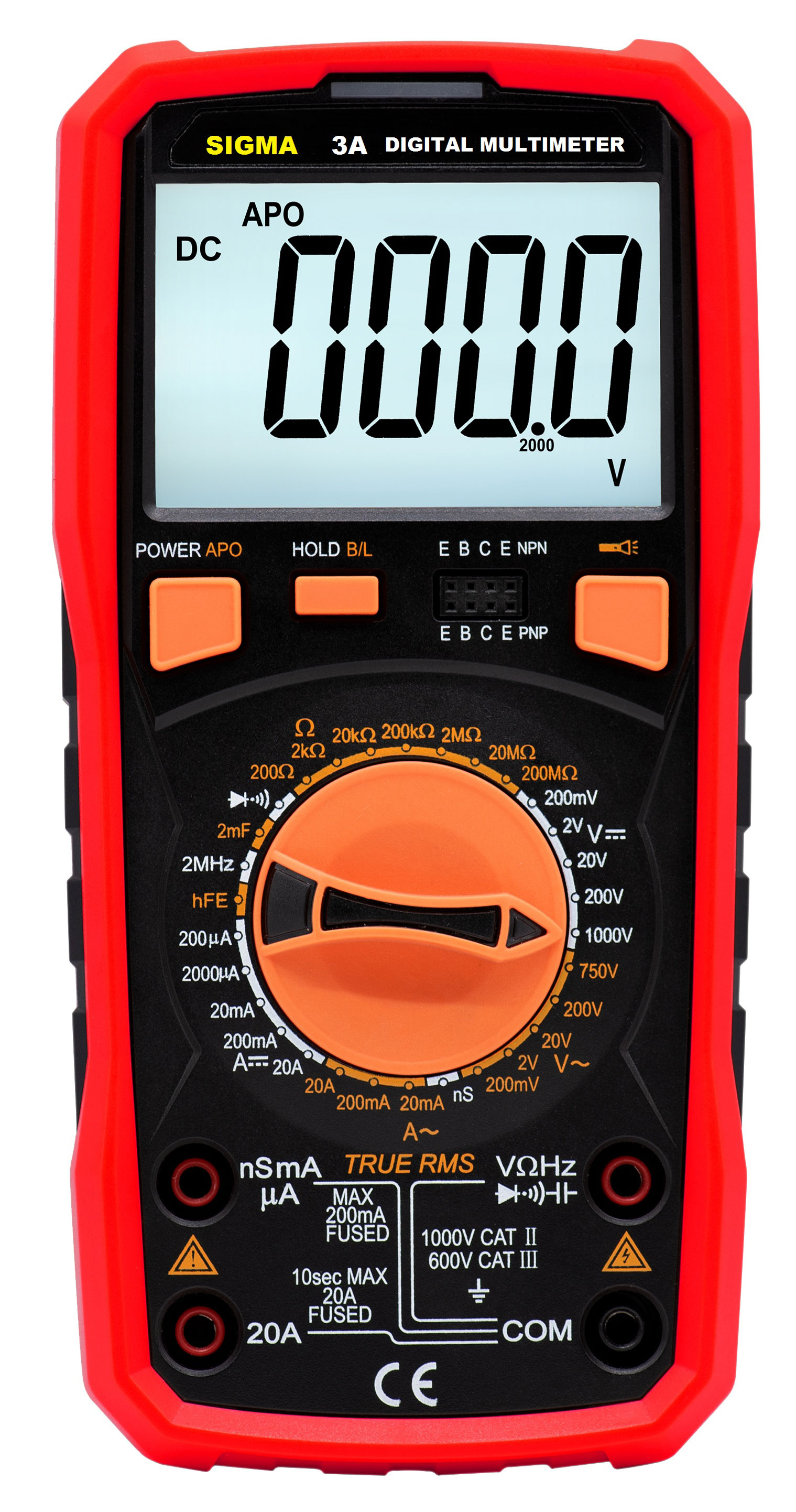 Digital Multimeter "Sigma 3A TRMS" 4 1/2 Digit With Calibration